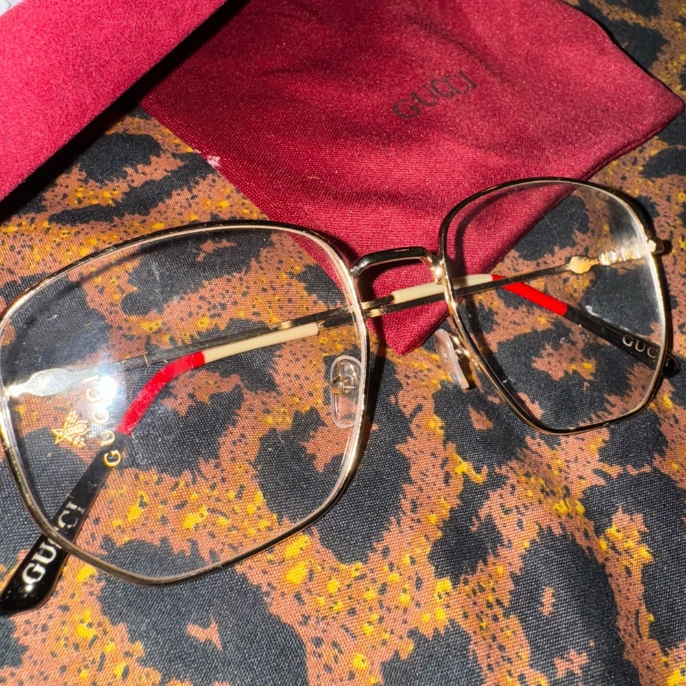 Gucci Eyeglasses with Case and Pouch - Picture 2 of 2